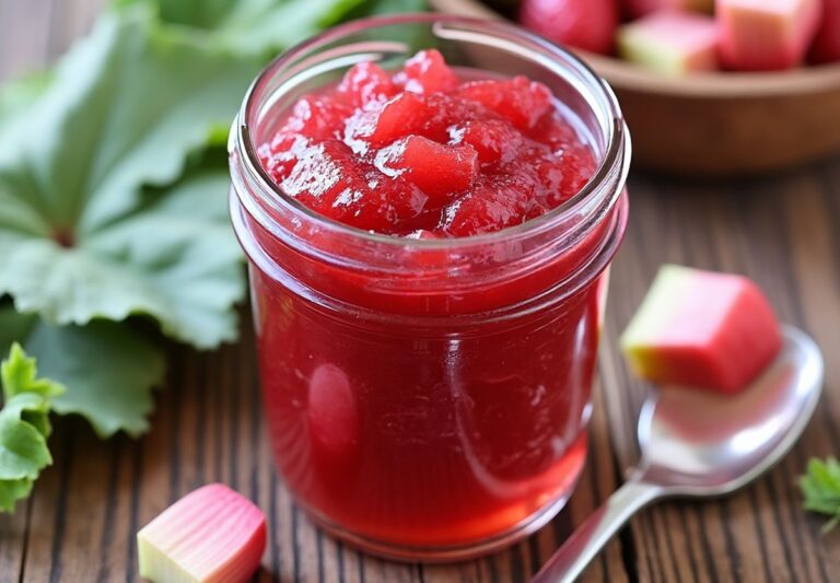 confiture de rhubarbe temps de cuisson