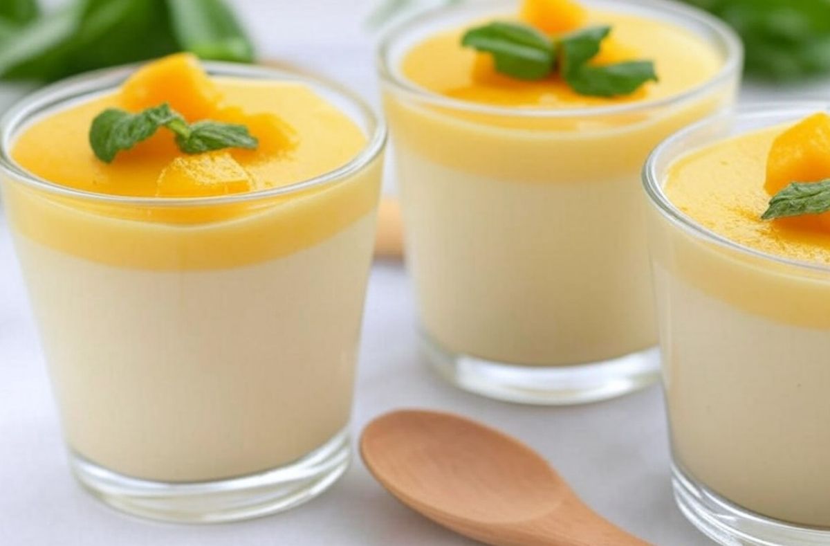 Recette panna cotta mangue