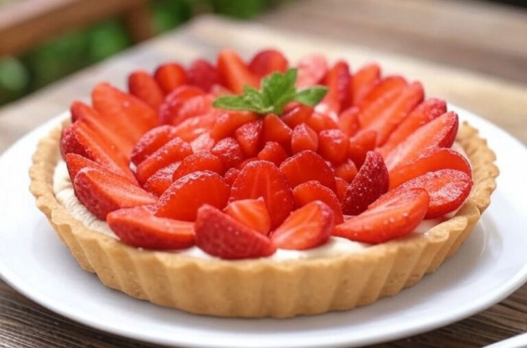 tarte à la fraise