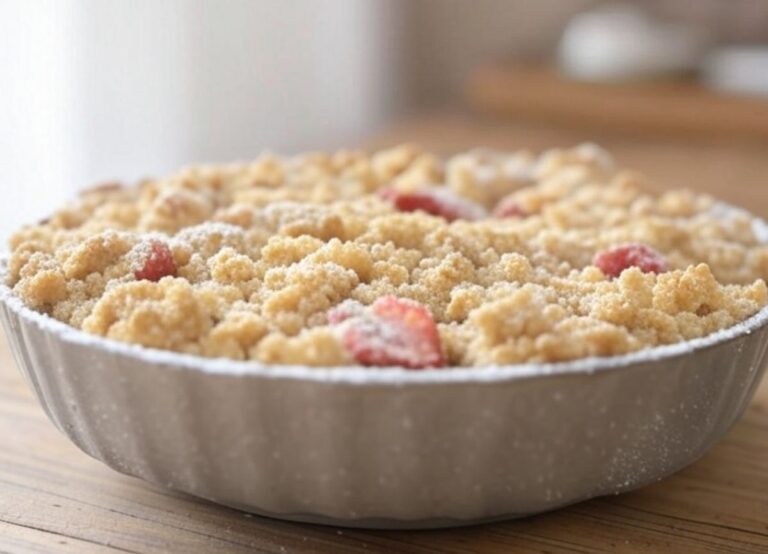 Crumble aux fraises
