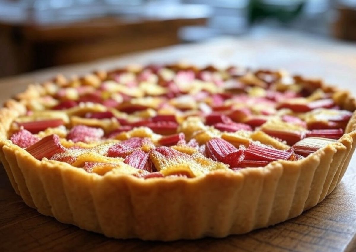 Recette simple de tarte rhubarbe