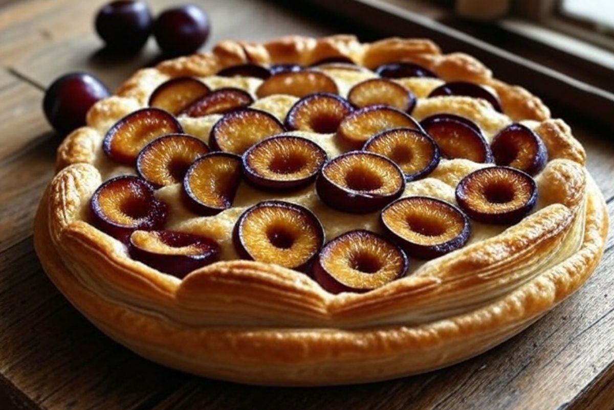 Tarte aux prunes pâte feuilletée une recette gourmande et facile à réaliser