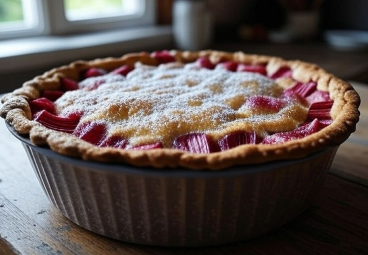 clafoutis à la rhubarbe