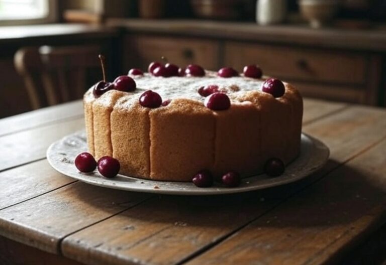 gâteau aux cerises à l'ancienne