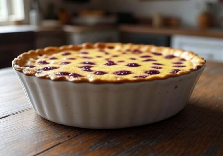 clafoutis aux prunes de grand-mère