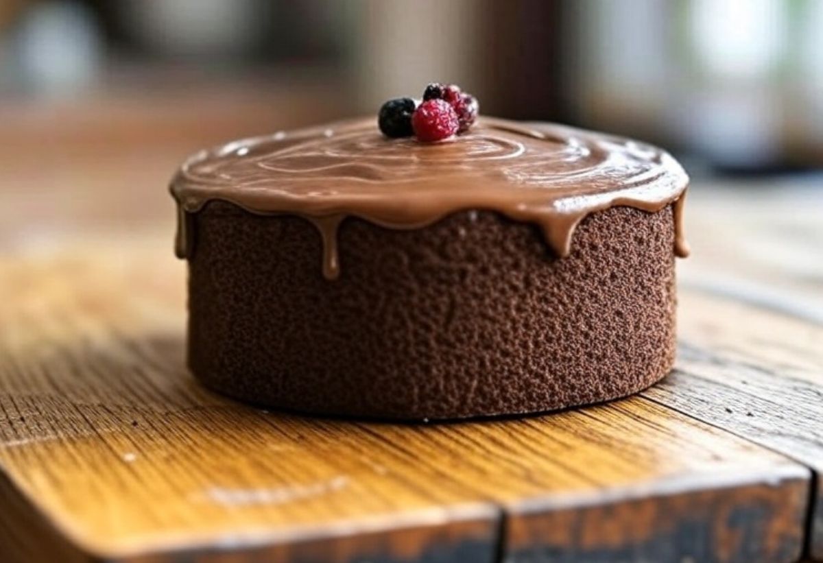 gâteau au yaourt au chocolat en poudre