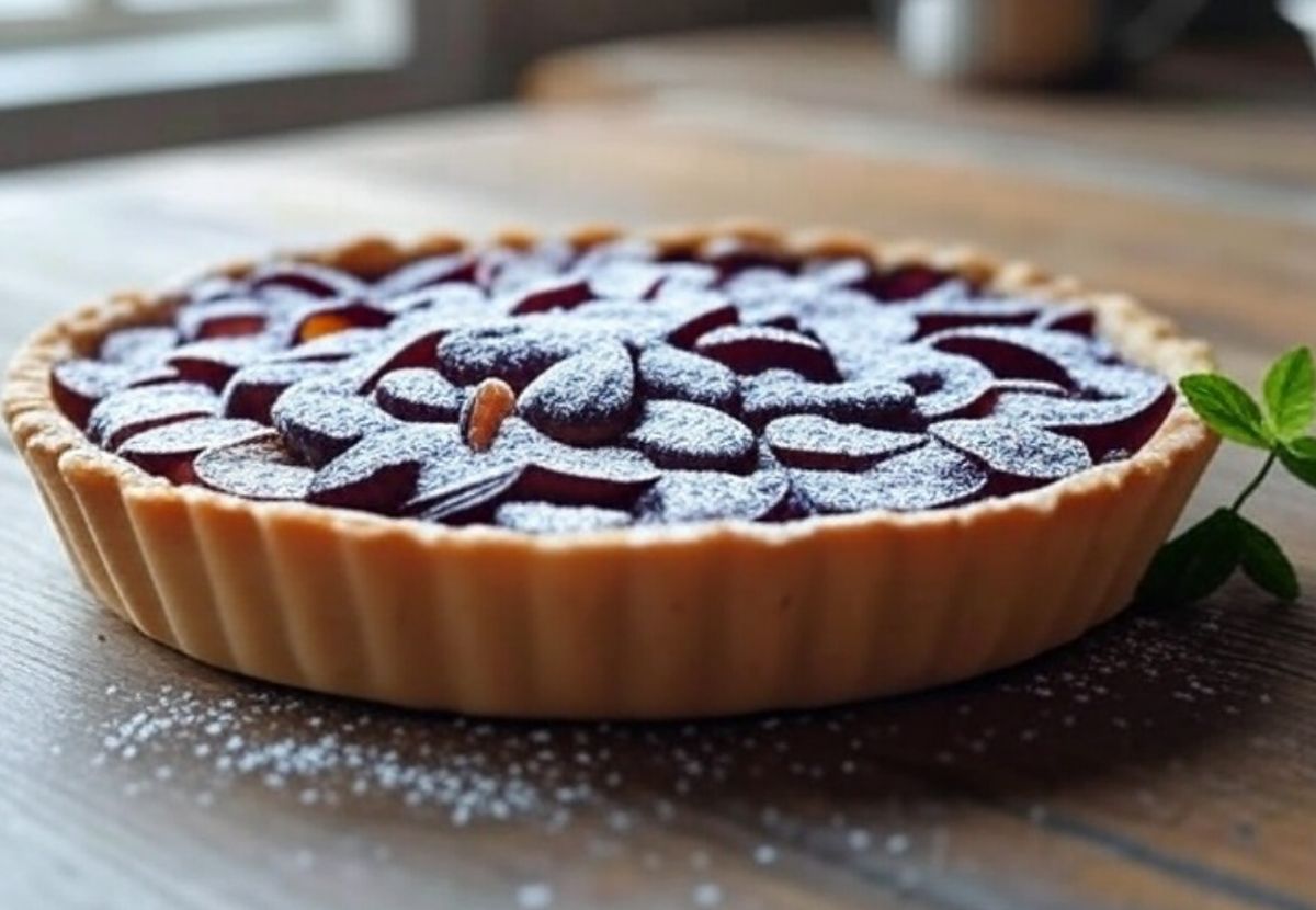 tarte aux prunes congelées