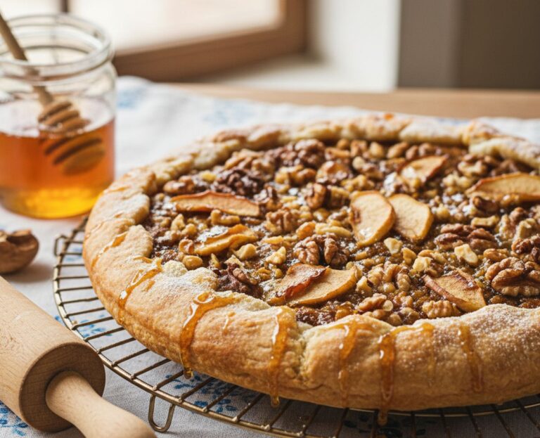 Recette tarte aux noix et miel de grand-mère