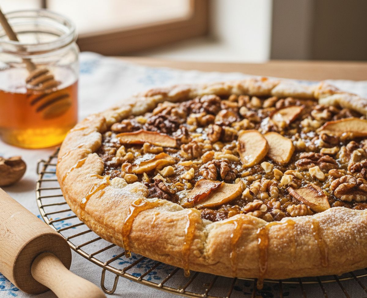 Recette tarte aux noix et miel de grand-mère