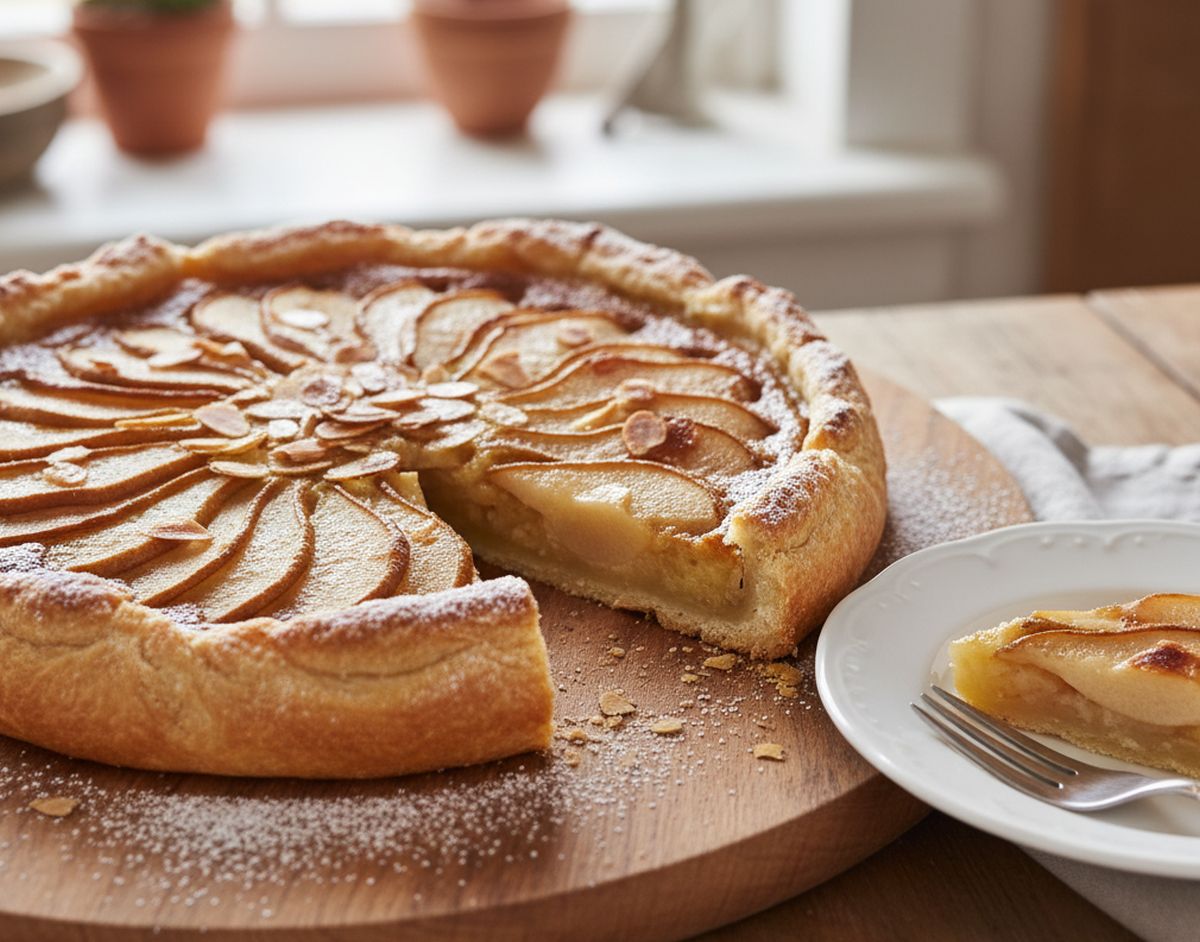 tarte bourdaloue (poires fraîches)