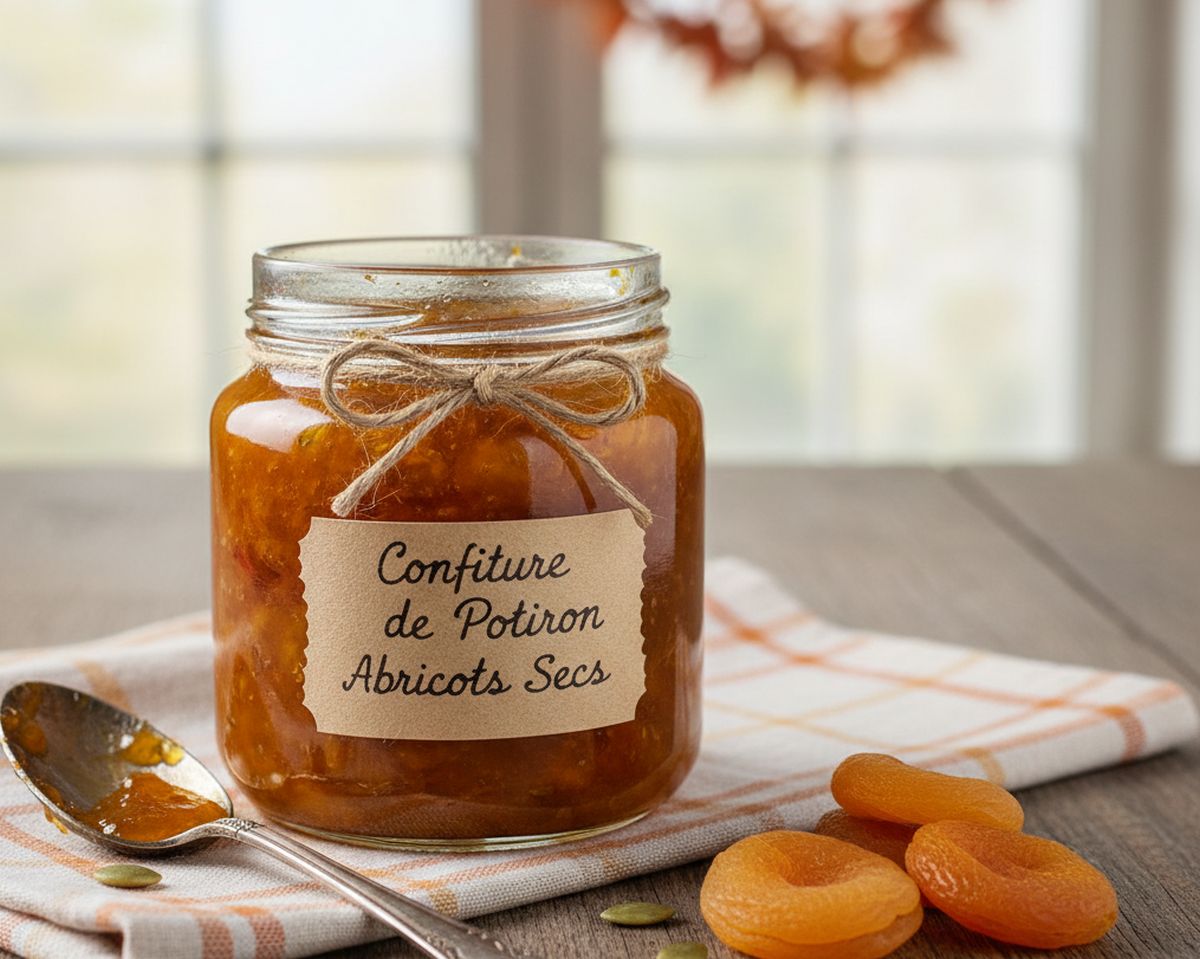 Recette confiture de potiron aux abricots secs une douceur automnale irrésistible