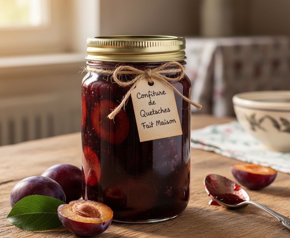 Recette de confiture de quetsches de grand-mère