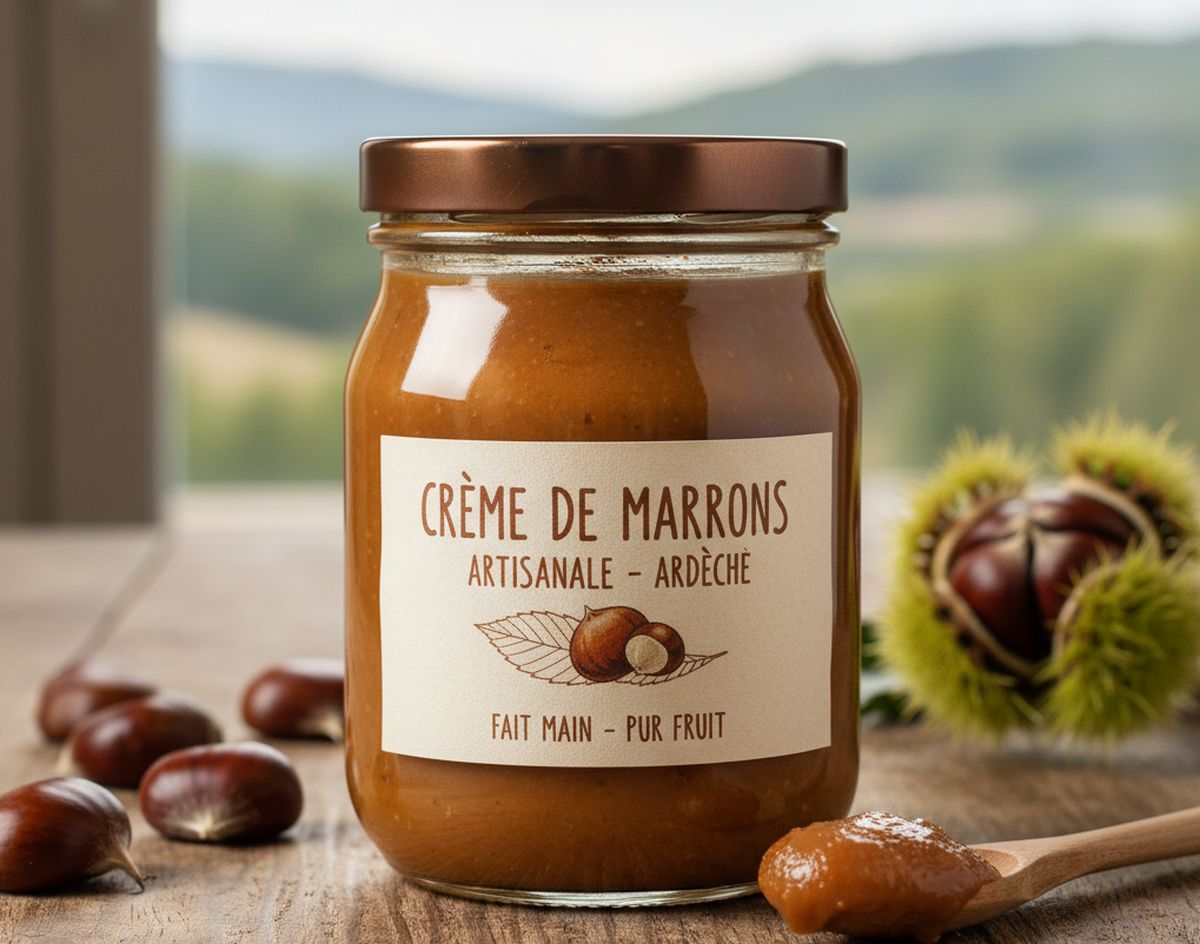 crème de marron artisanale Ardèche
