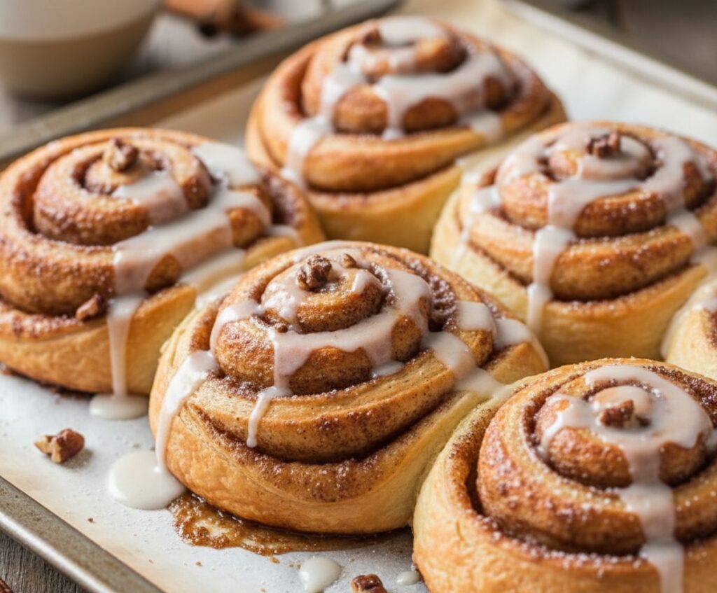 Roulés à La Cannelle Pâte Feuilletée