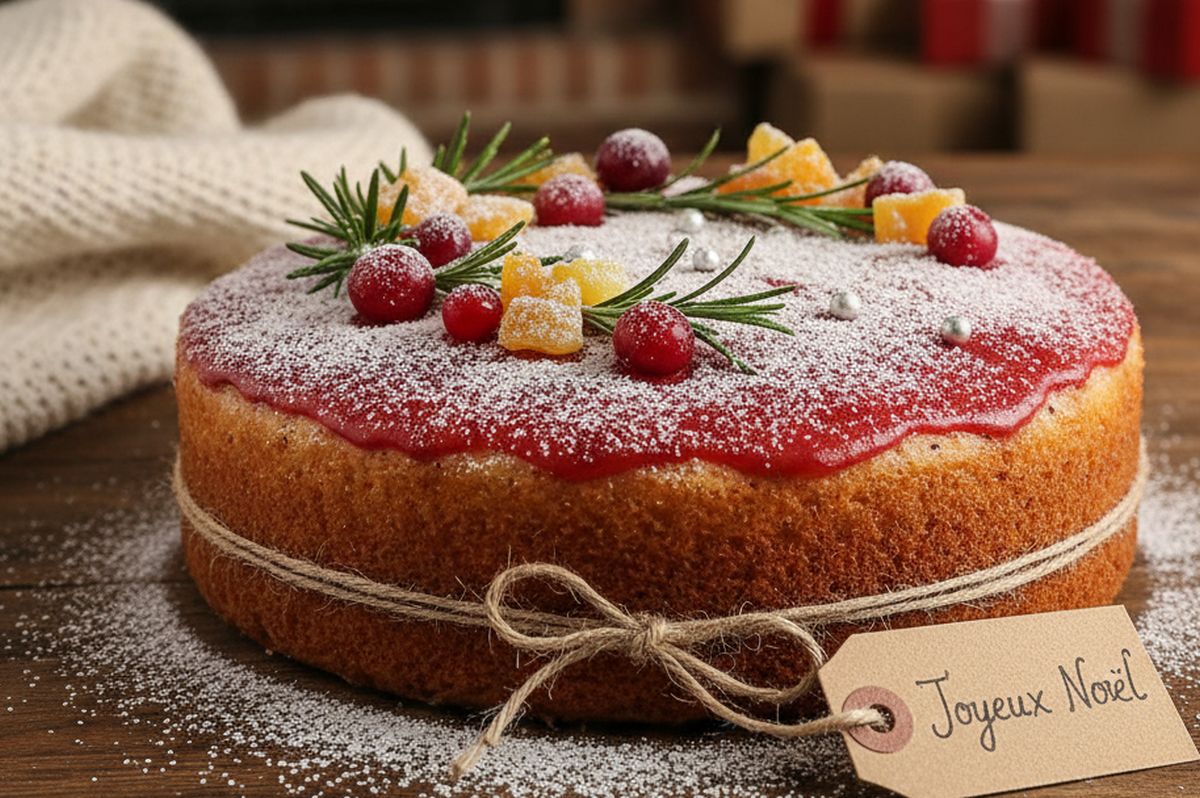 gâteau de Noël très facile et rapide