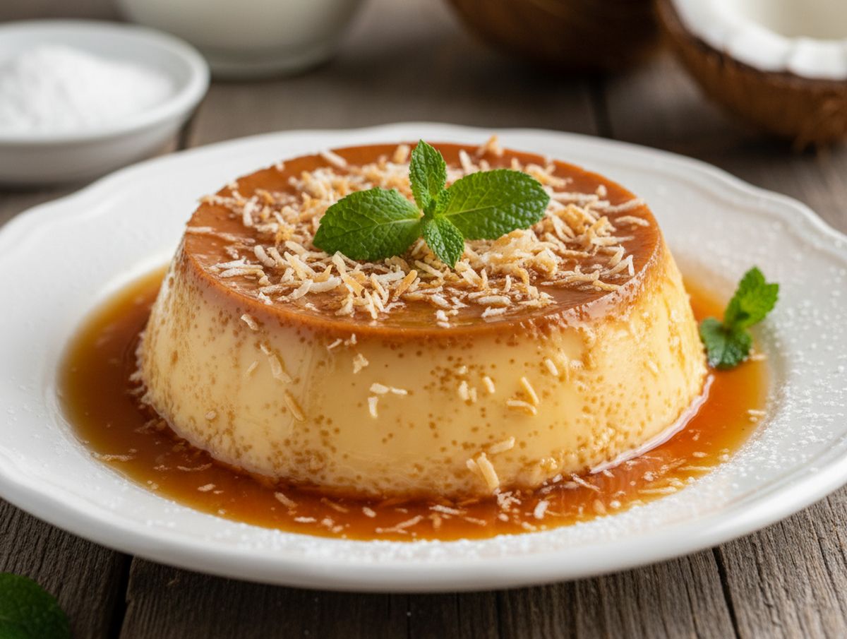 recette flan coco au lait concentré Nestlé Marmiton