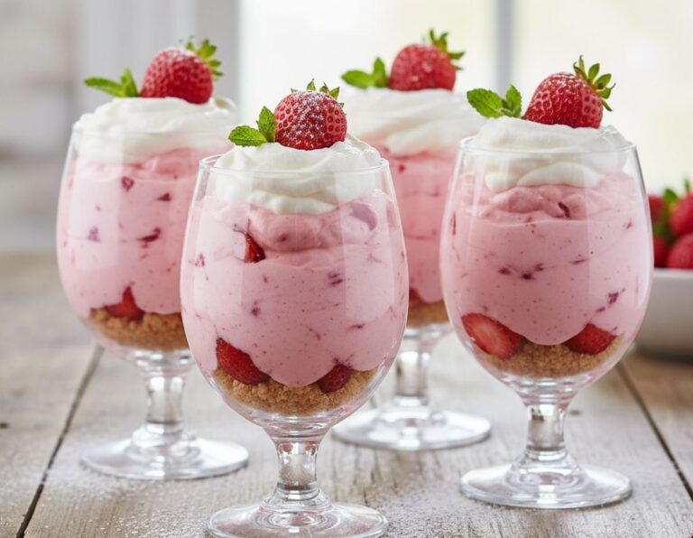 mousse aux fraises grand-mère