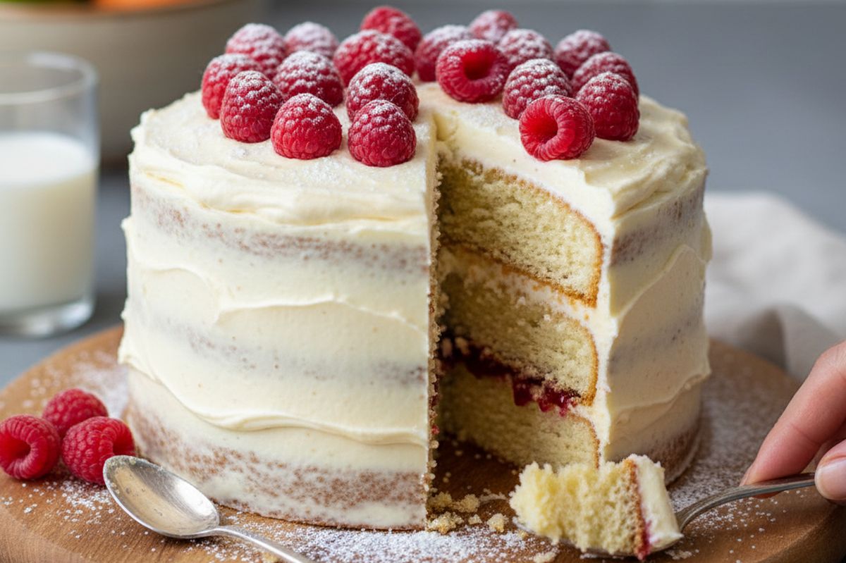 Gâteau à la whey vanille recette protéinée moelleuse et gourmande
