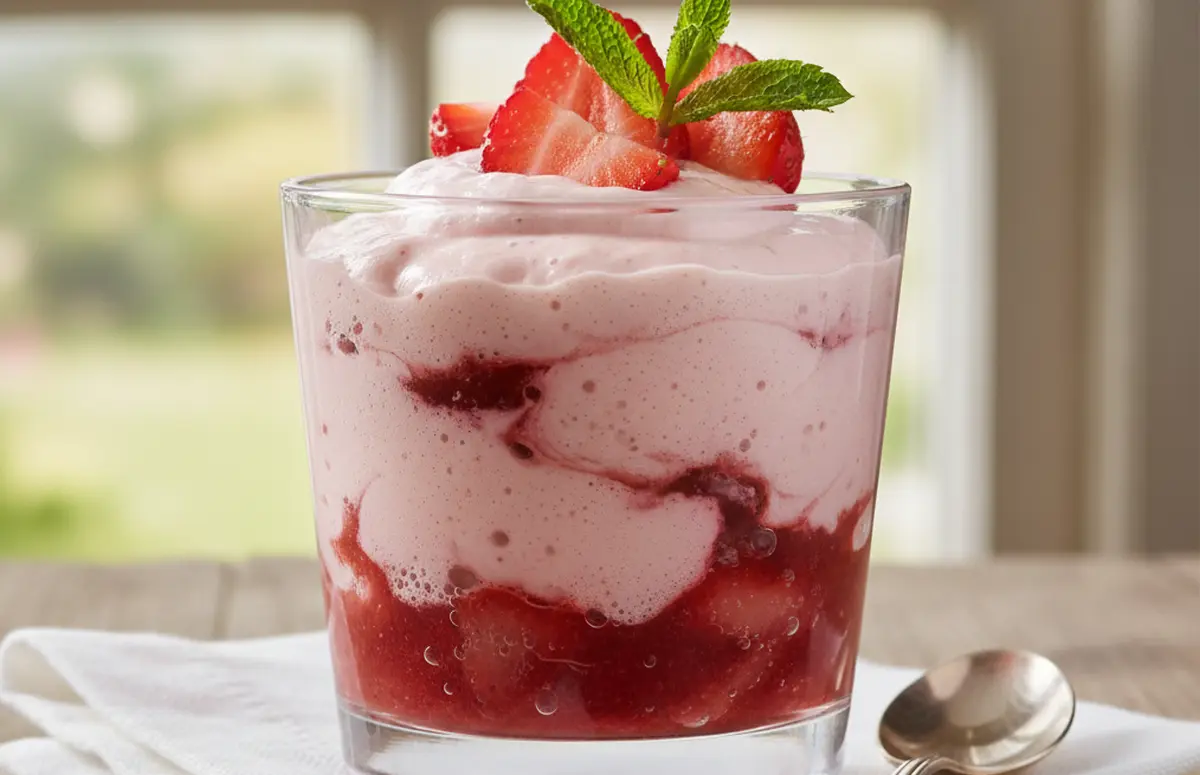 Mousse rhubarbe fraise : recette facile et légère pour un dessert printanier réussi