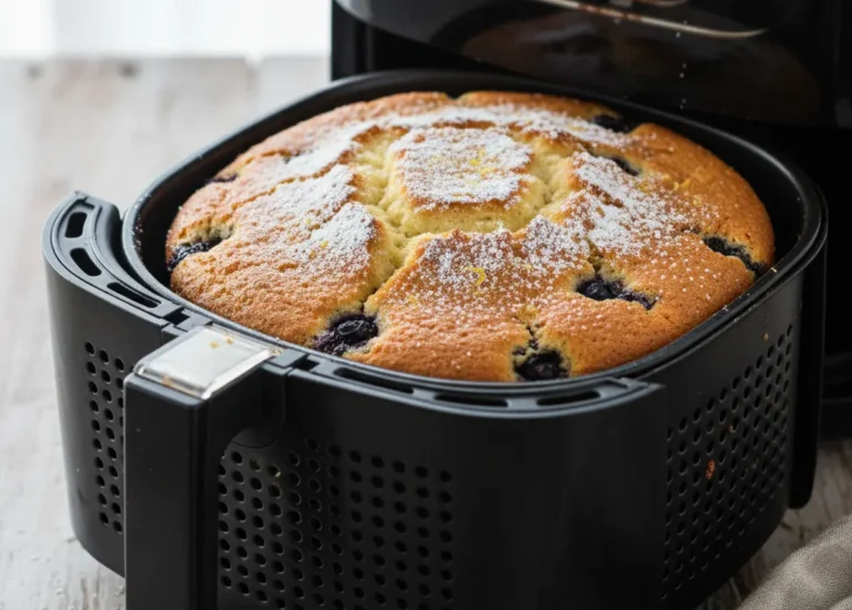 Recette gâteau au yaourt air fryer moelleux et rapide à préparer