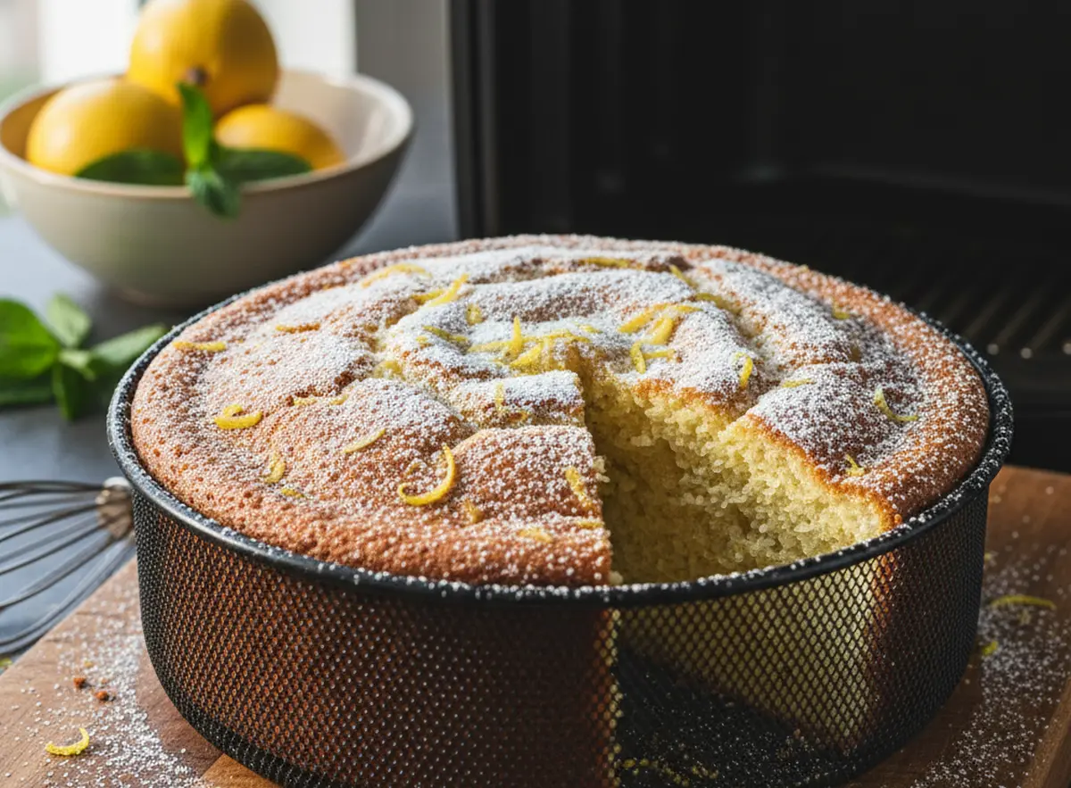 Recette gâteau au yaourt citron air fryer frais et ultra moelleux