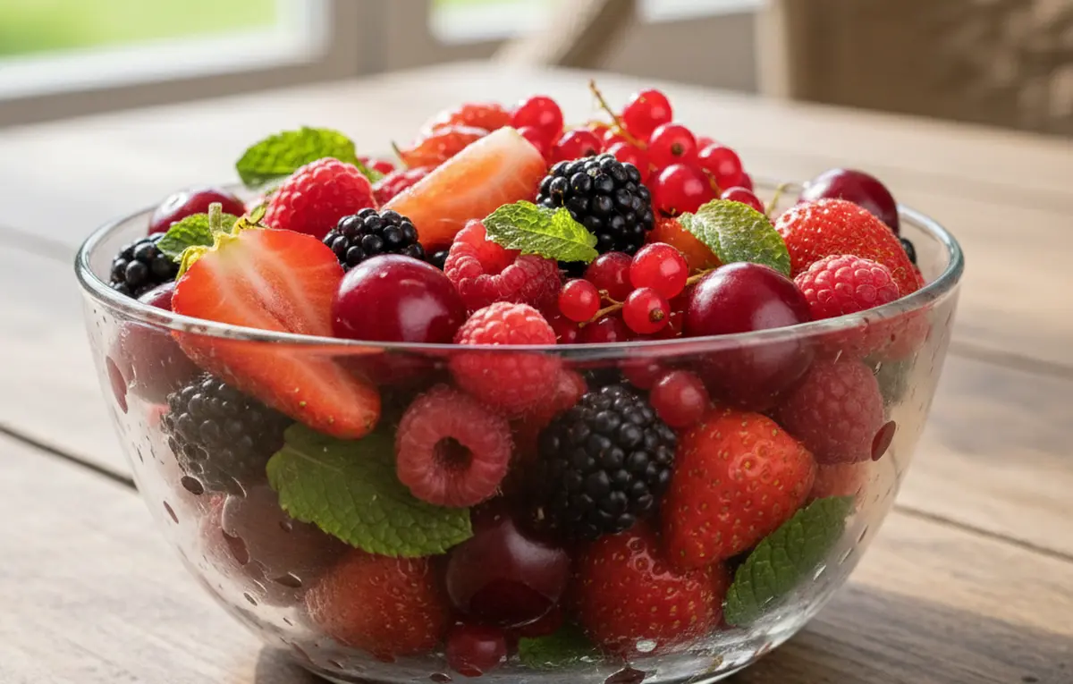 Salade de fruits rouges la recette fraîche et légère parfaite pour l'été
